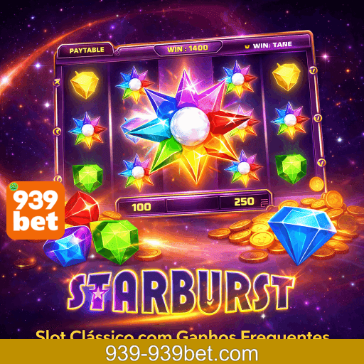 slots Starburst NetEnt com joias coloridas