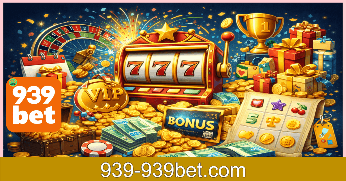 Imagem ilustrativa de promoções de cassino com slot machine, moedas e prêmios